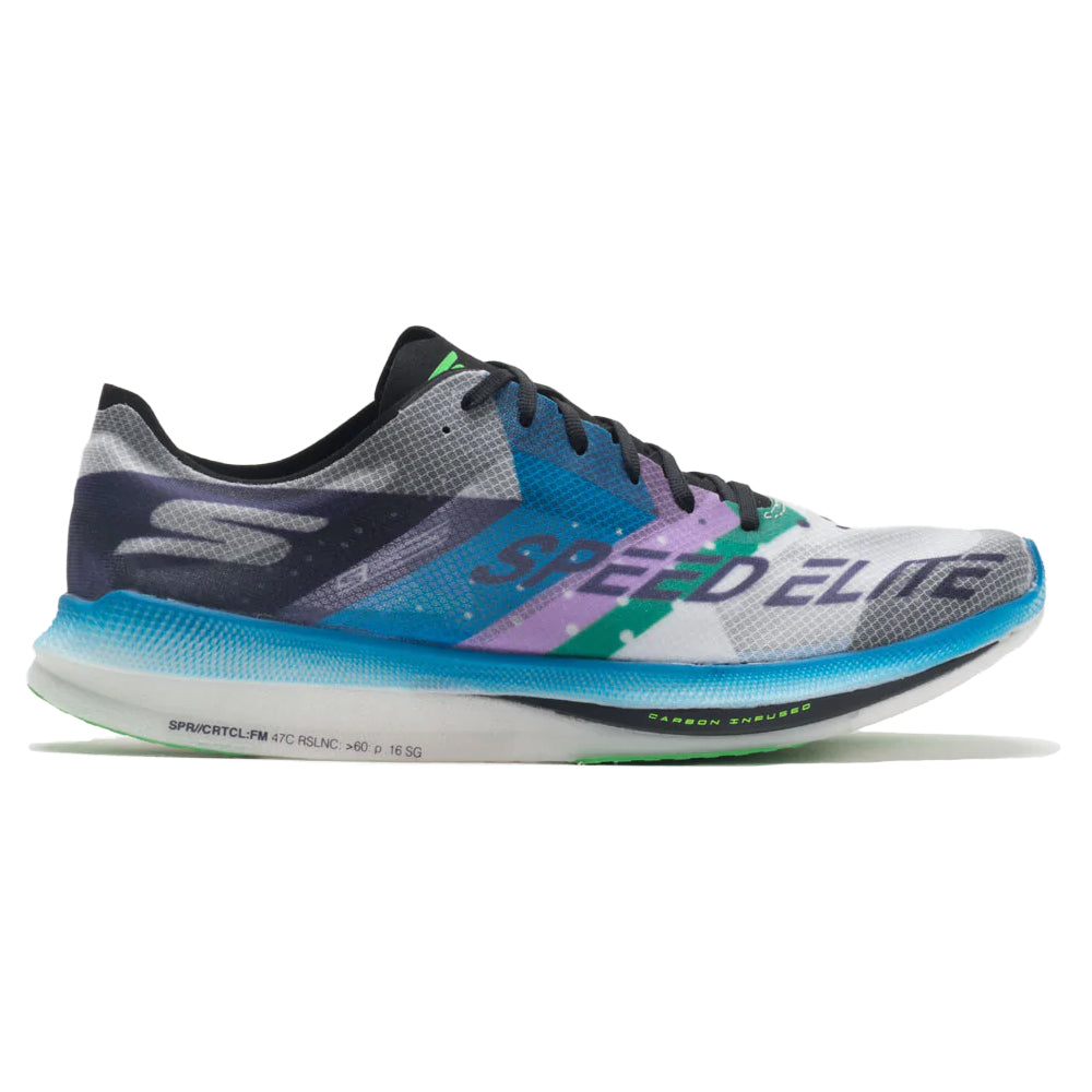 Women's Skechers Go Run Speed Elite, White/Multi, 7.5 B Medium