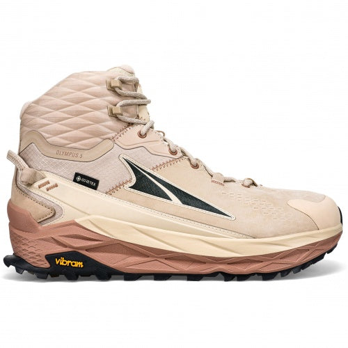 Men's Altra Olympus 5 Mid GTX, Sand, 8.5 D Medium