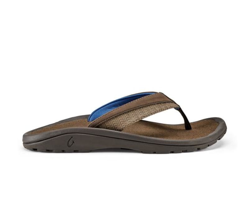 Men's Olukai Ohana Koa, Espresso/Mustang, 12 D Medium