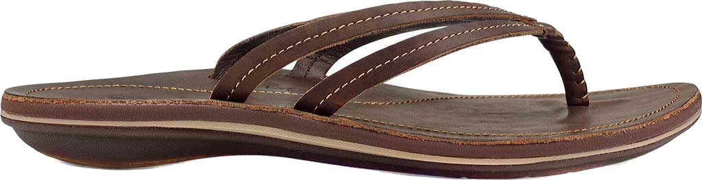 Women's Olukai U'i, Dark Java, 7 B Medium