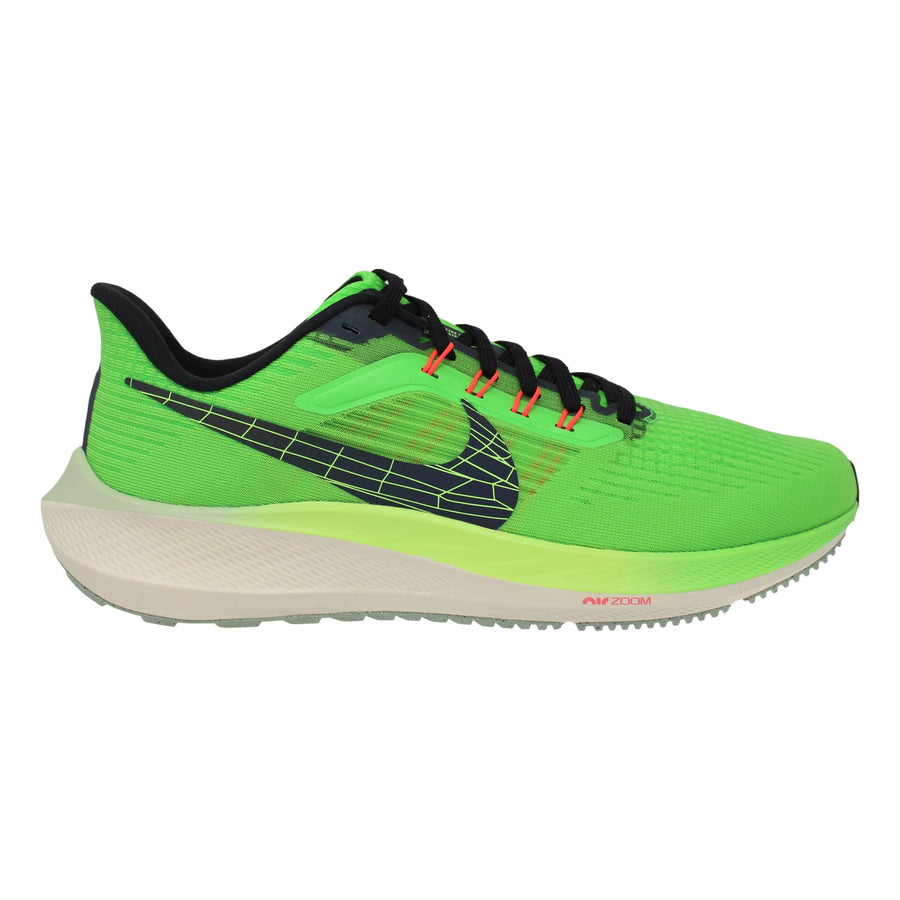 Men's Nike Pegasus 39, Scream Green/Black, 13 D Medium