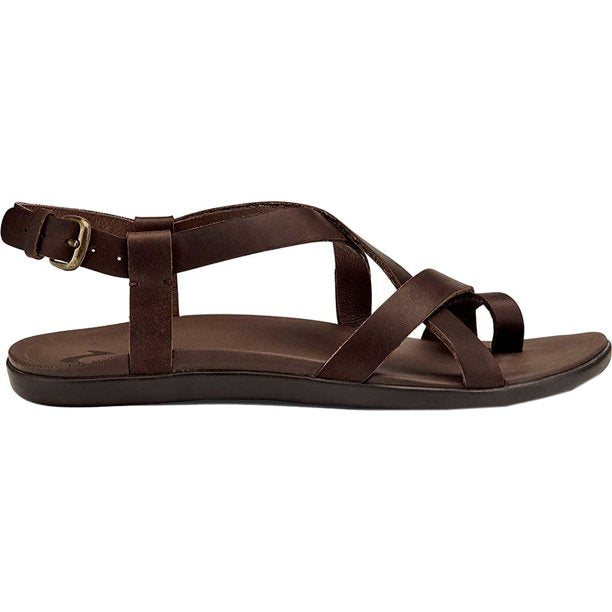 Women's Olukai Upena, Kona Coffee, 7 B Medium