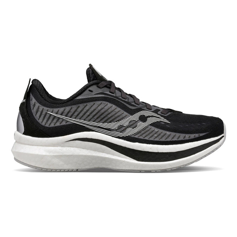 Women's Saucony Endorphin Speed 2, Black/White, 8.5 B Medium