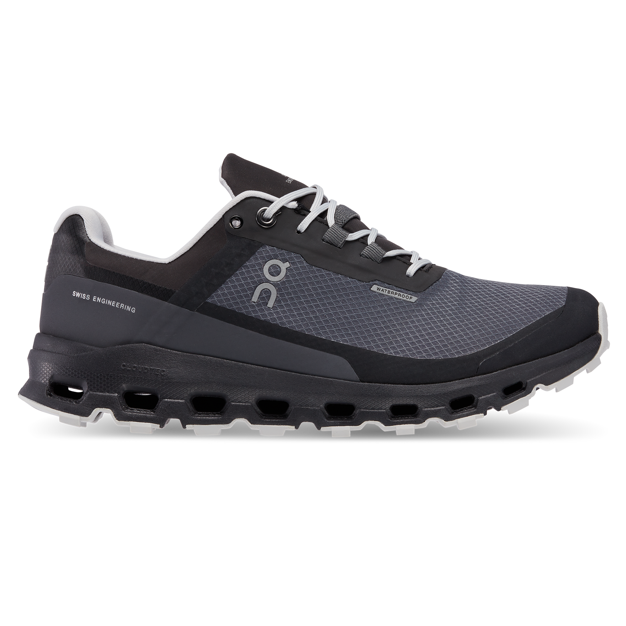 Women's On Cloudvista Waterproof, Eclipse Black, 8.5 B Medium