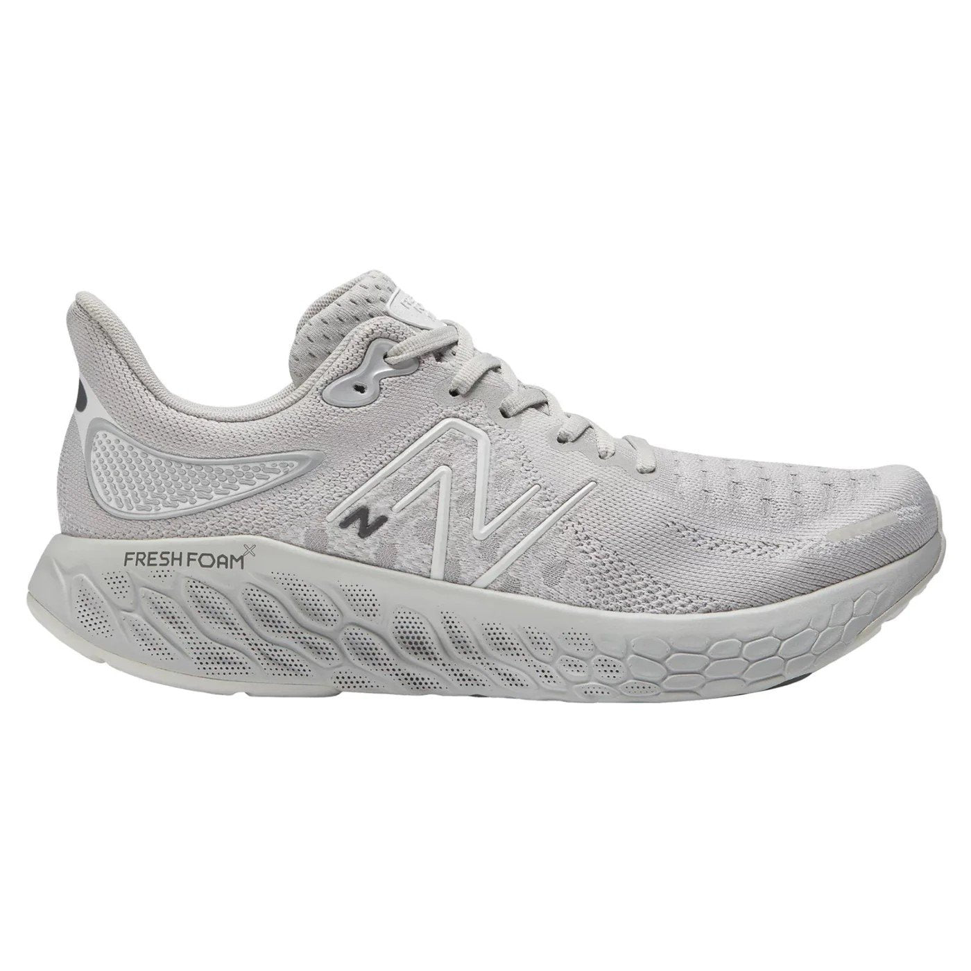 Men's New Balance Fresh Foam X 1080v12, Rain Cloud/White/Castlerock, 13 2E Wide