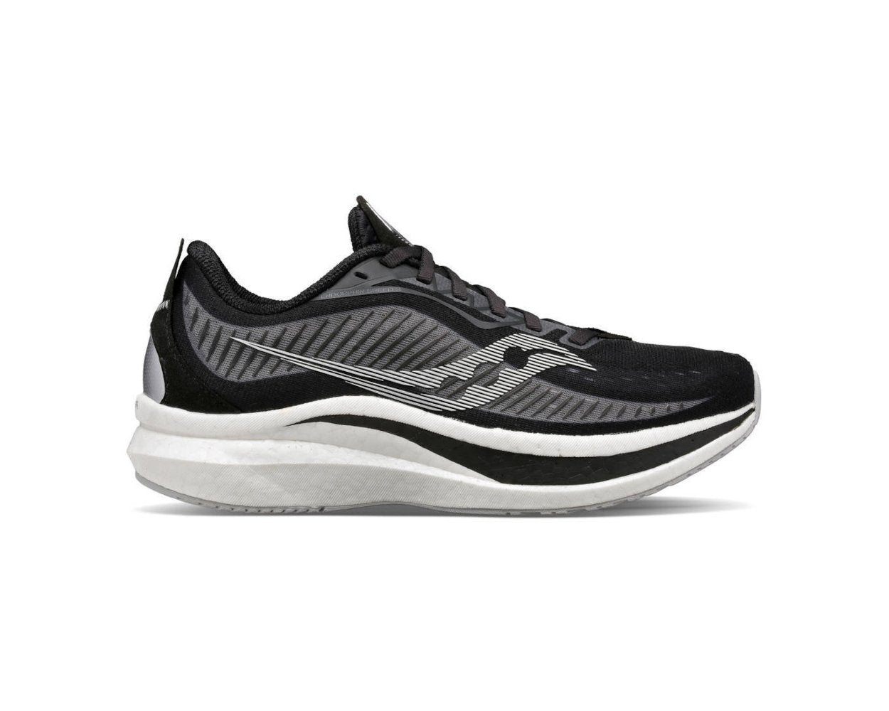 Men's Saucony Endorphin Speed 2, Black/White, 11.5 D Medium