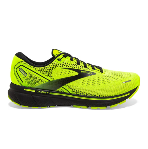 Men's Brooks Ghost 14, Nightlife/Black, 12.5 D Medium