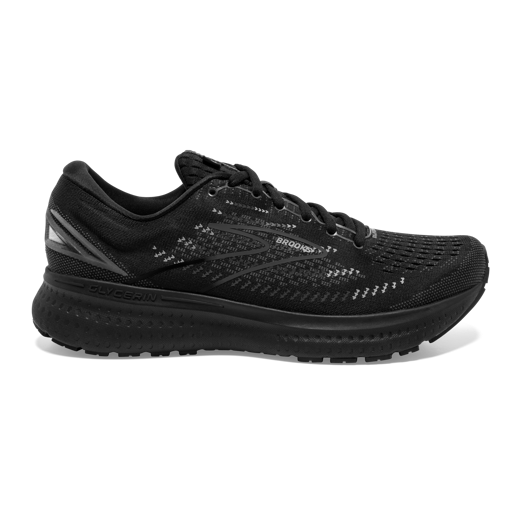 Men's Brooks Glycerin 19, Black/Ebony, 12 2E Wide