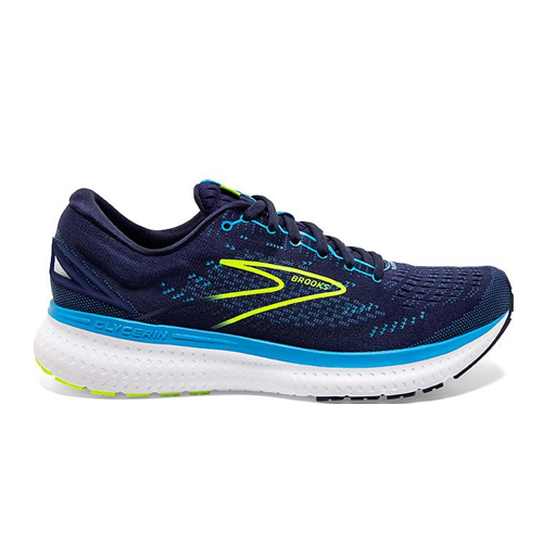 Men's Brooks Glycerin 19, Navy/Blue/Nightlife, 10 D Medium