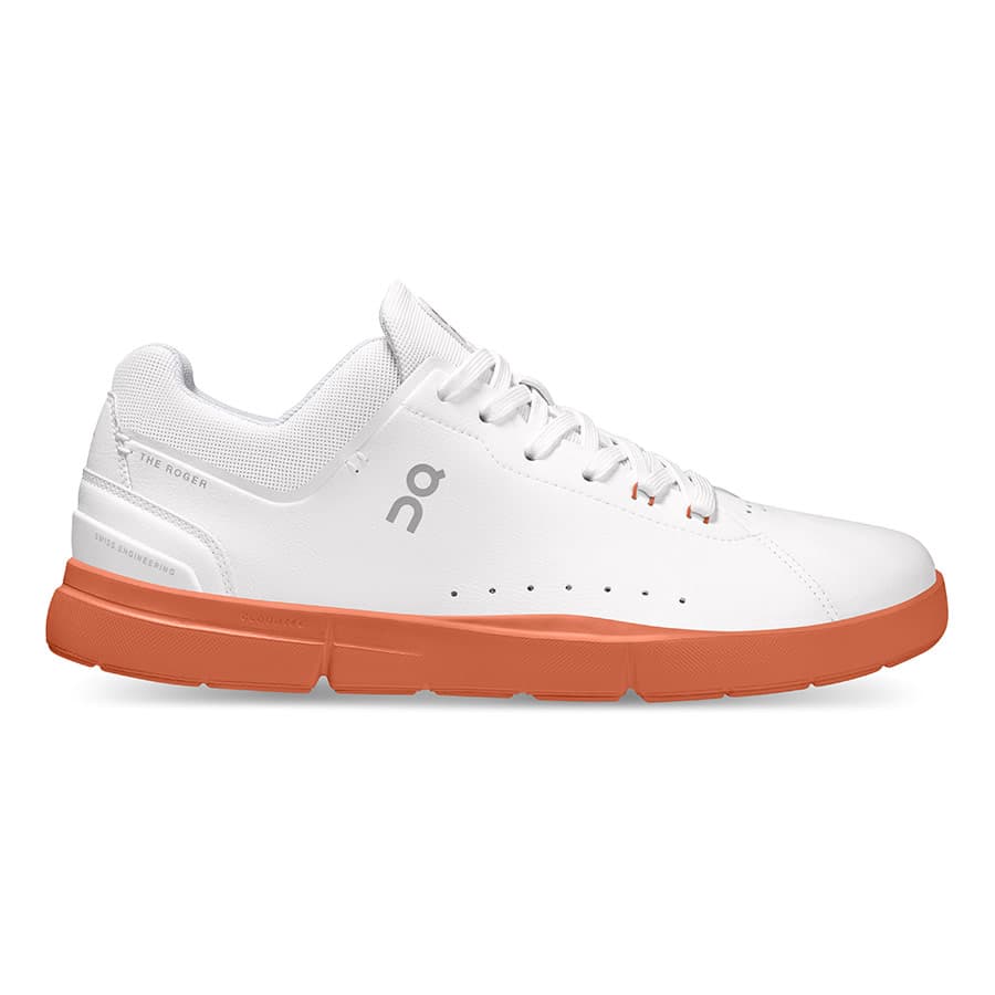 Men's On The Roger Advantage, White/Canyon, 9.5 D Medium