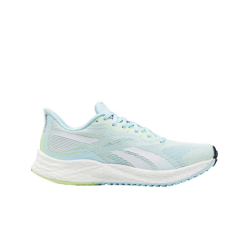 Women's Reebok Floatride Energy 3.0, Chalk Blue/Digital Glow/Neon Mint, 5 B Medium