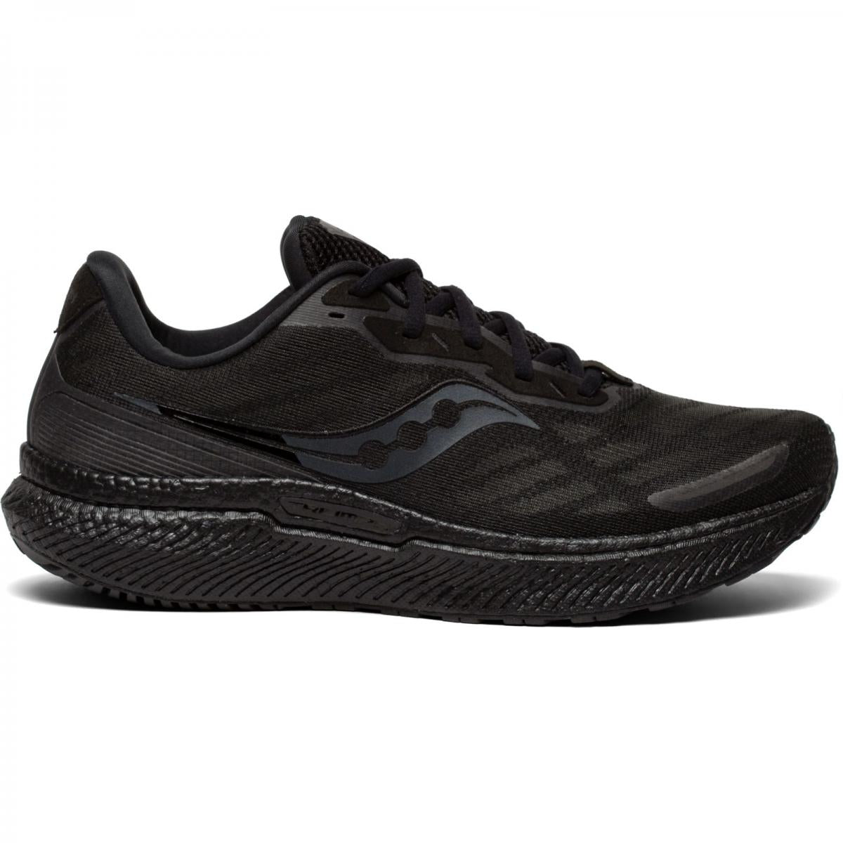 Men's Saucony Triumph 19, Triple Black, 10.5 D Medium