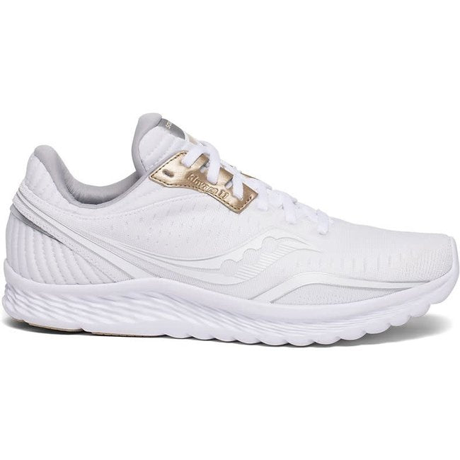 Women's Saucony Kinvara 11, White, 9 B Medium