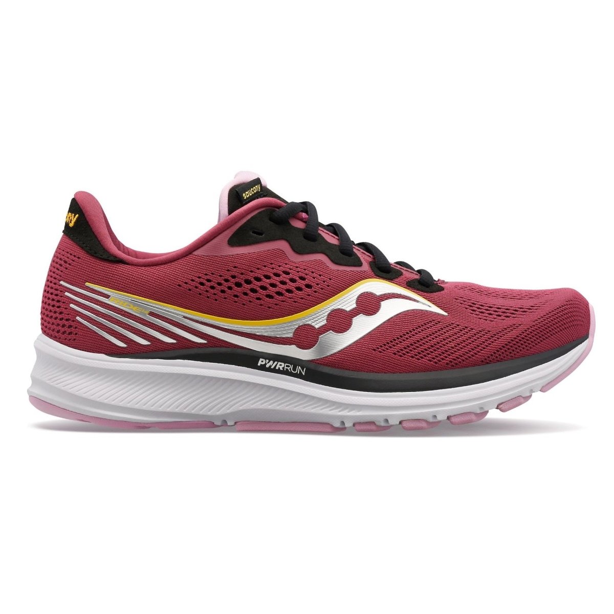 Women's Saucony Ride 14, Quartz/Vizigold, 8 B Medium