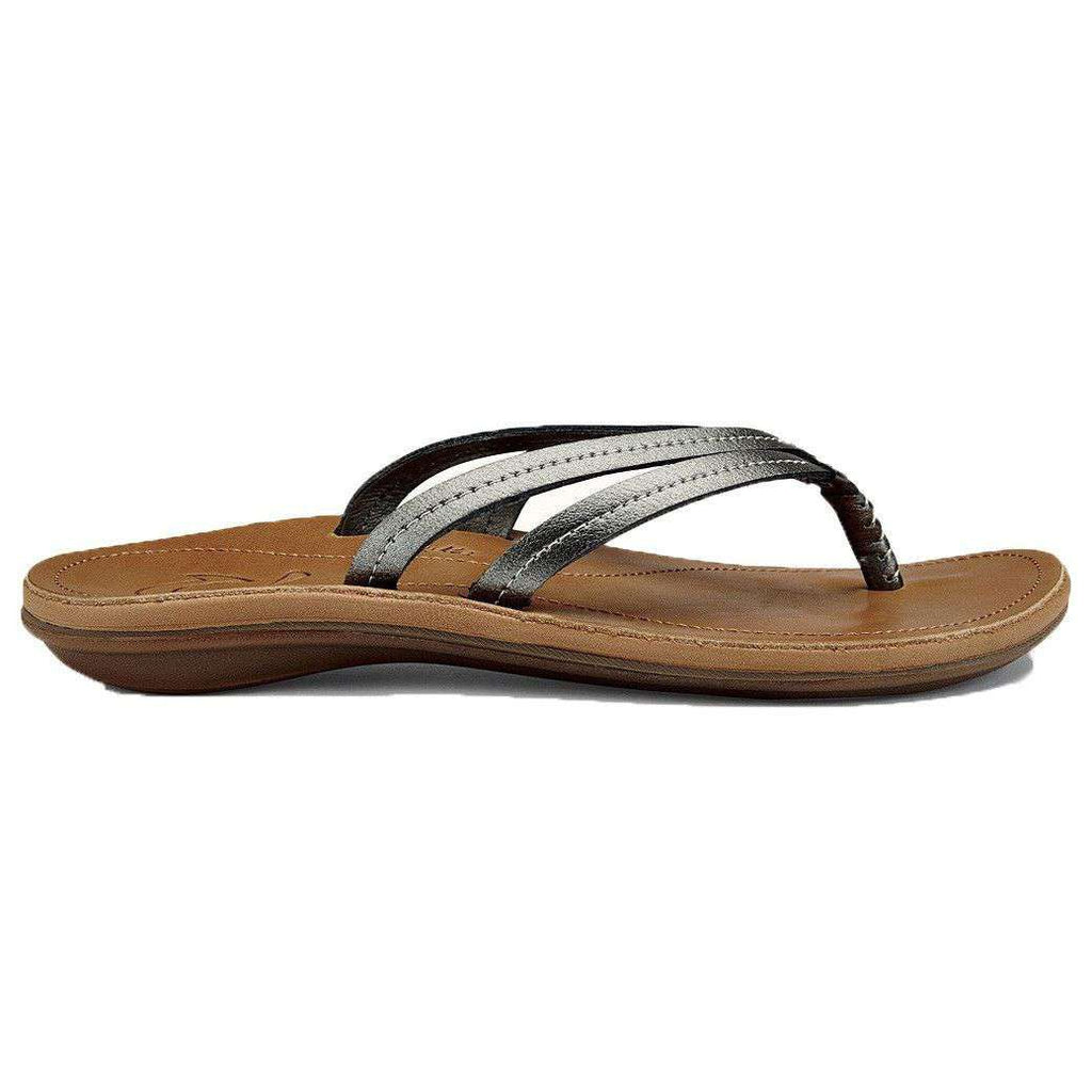 Women's Olukai U'i, Pewter/Sahara, 6 B Medium