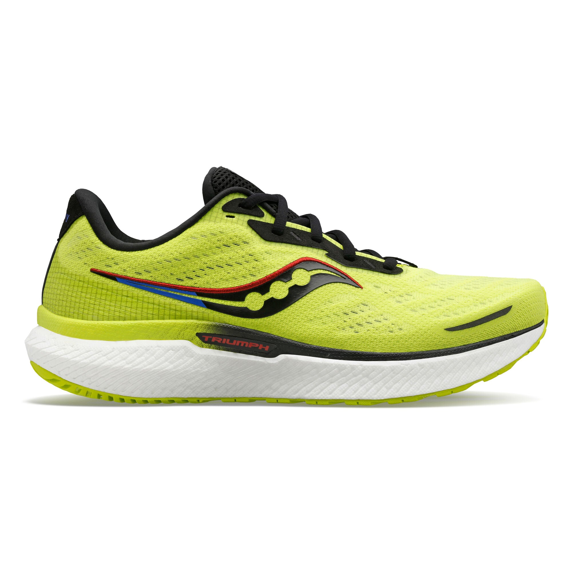 Men's Saucony Triumph 19, Acid/Blue Raz, 10 D Medium