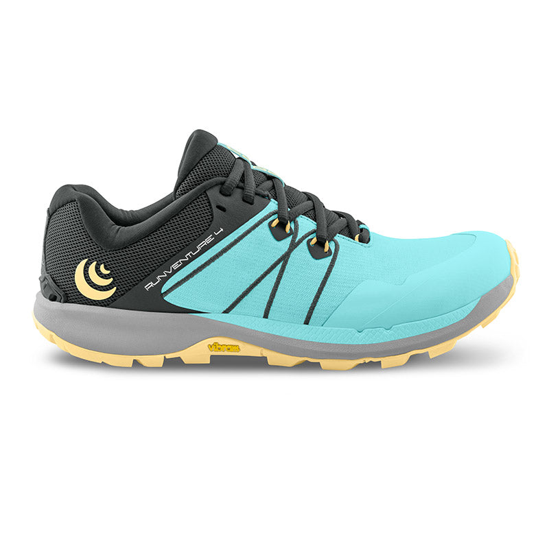 Women's Topo Athletic Runventure 4, Sky/Butter, 7 B Medium