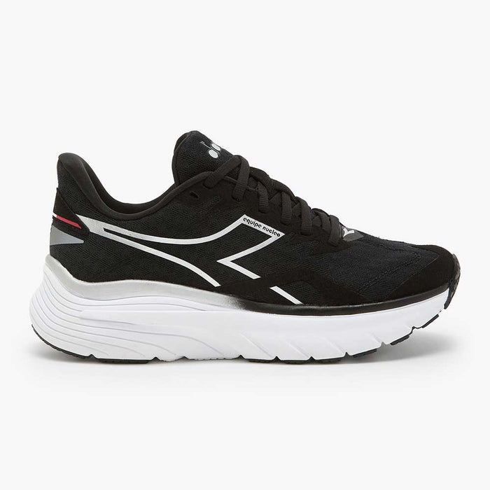 Women's Diadora Equipe Nucleo, Black/Silver/White, 7.5 B Medium