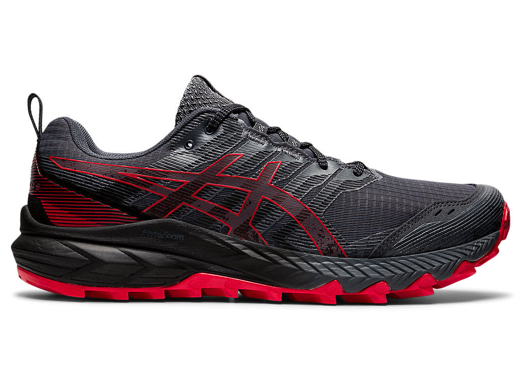 Men's Asics Gel-Trabuco 9, Carrier Grey/Electric Red, 9.5 D Medium