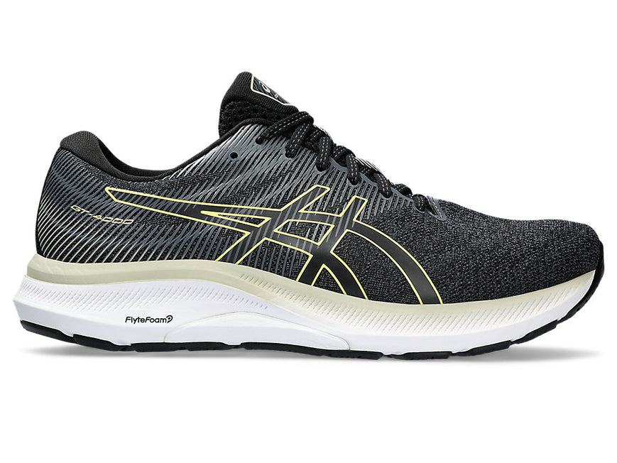 Men's Asics Gt-4000 3, Black/Glow Yellow, 10.5 D Medium