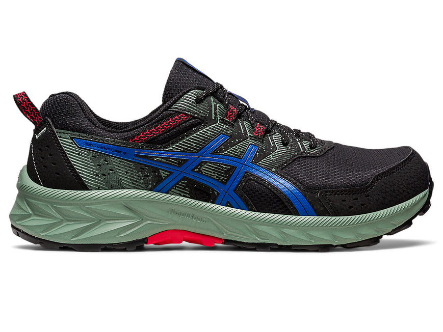 Men's Asics Gel-Venture 9, Black/Tuna Blue, 11 4E Extra Wide