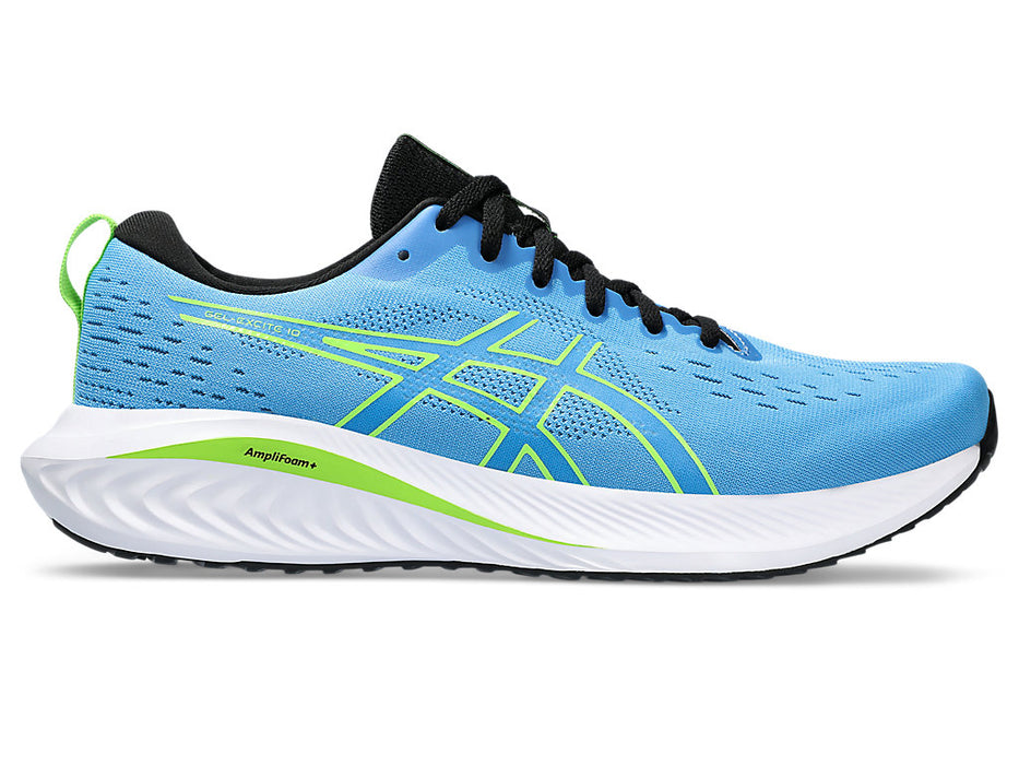 Men's Asics Gel-Excite 10, Waterscape/Electric Lime, 11.5 D Medium