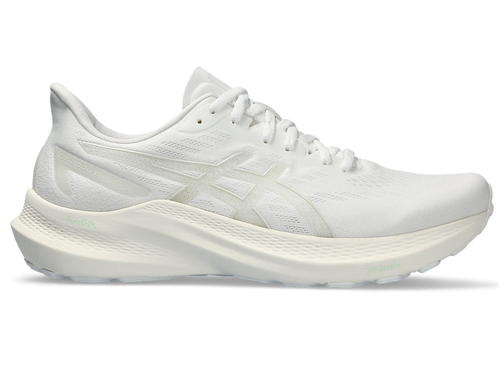 Men's Asics GT-2000 12, White/White, 11.5 D Medium