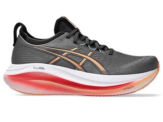 Men's Asics Gel-Nimbus 27, Carbon/Mojave, 8.5 2E Wide