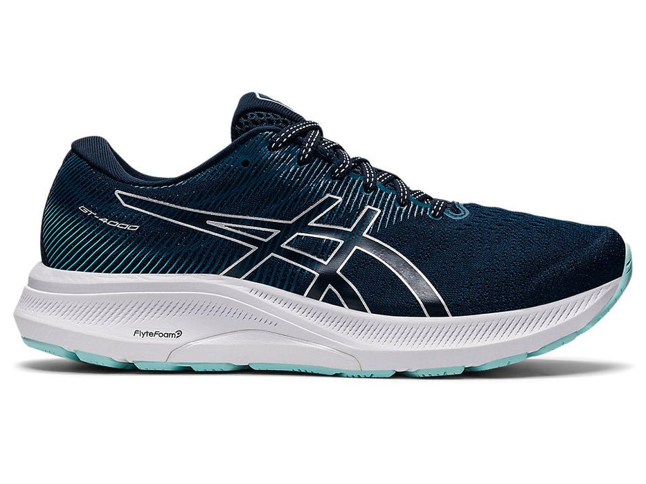 Women's Asics GT-4000 3, French Blue/Pure Silver, 11.5 D Wide