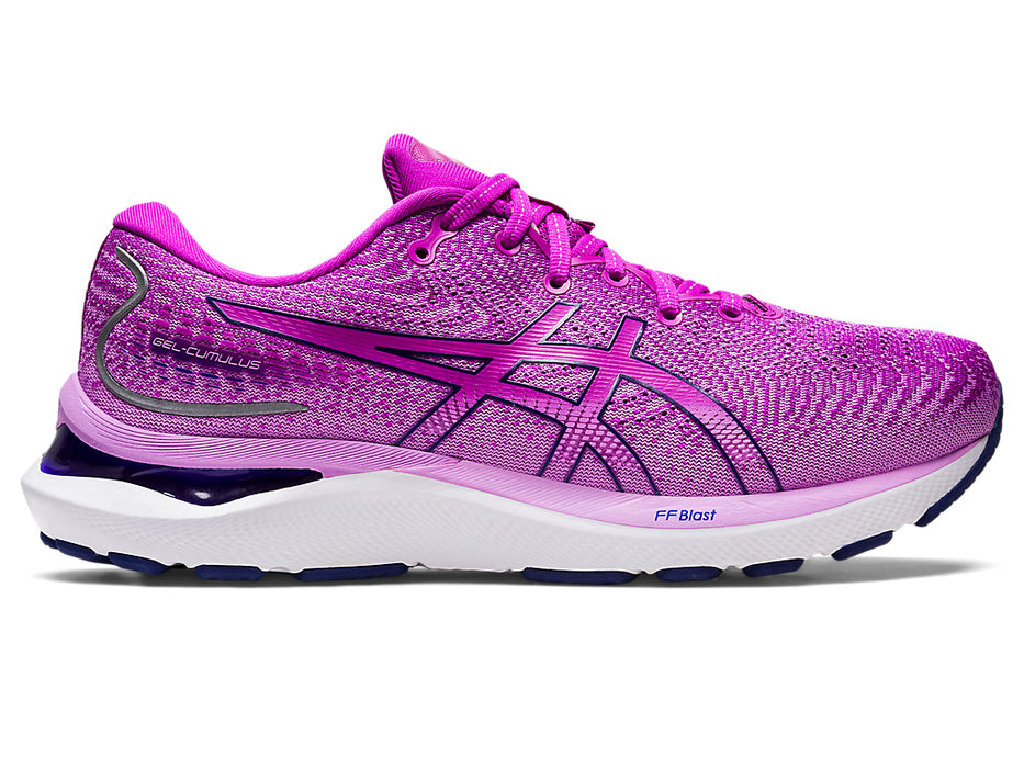 Women's Asics GEL-Cumulus 24, Orchid/Dive Blue, 6.5 B Medium