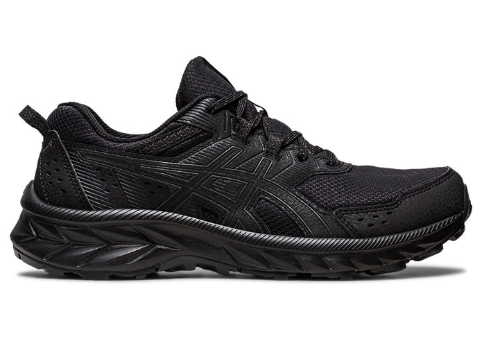 Women's Asics Gel-Venture 9, Black/Black, 9.5 D Wide