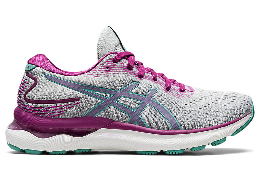 Women's Asics GEL-Nimbus 24, Polar Shade/Sage, 6.5 B Medium