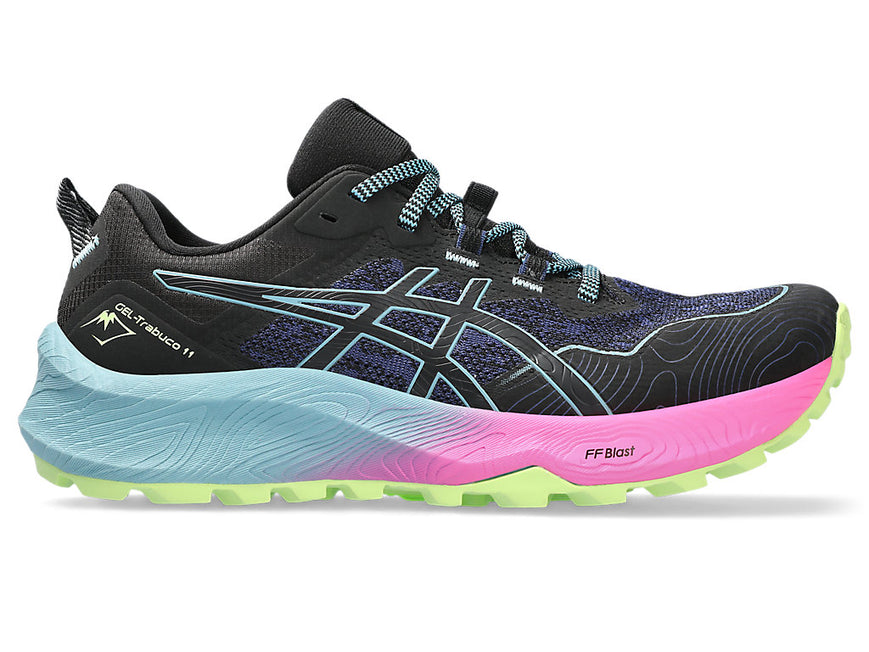 Women's Asics GEL-Trabuco 11, Black/Gris Blue, 6.5 B Medium