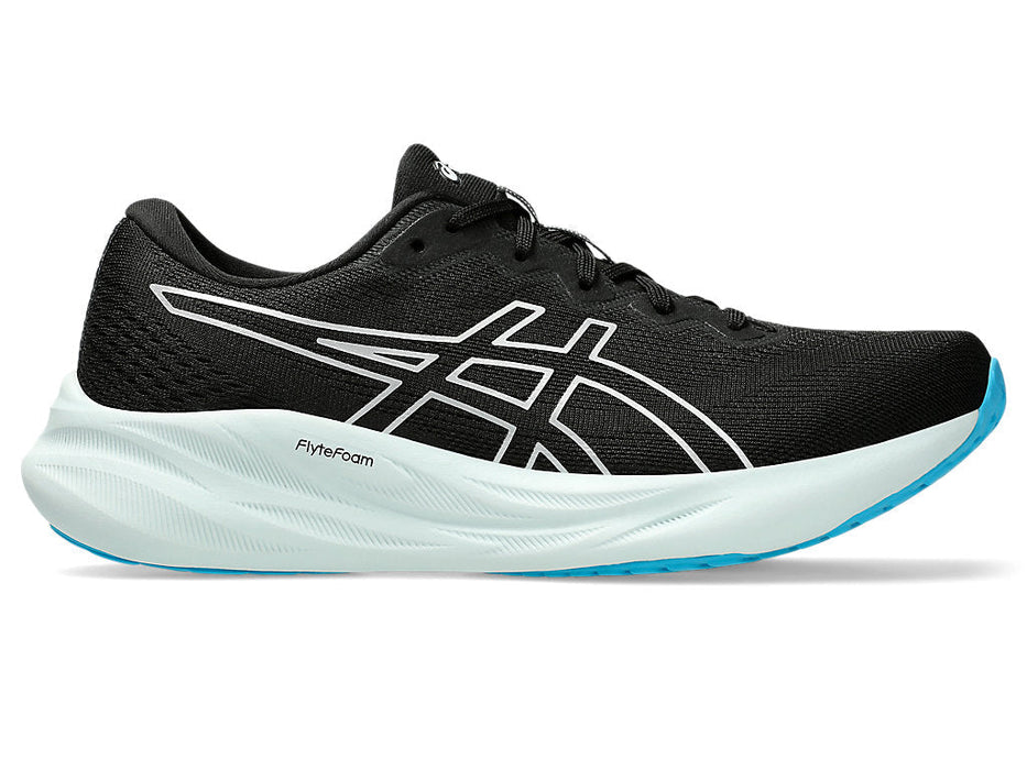 Women's Asics Gel-Pulse 15, Black/Pure Silver, 7 B Medium