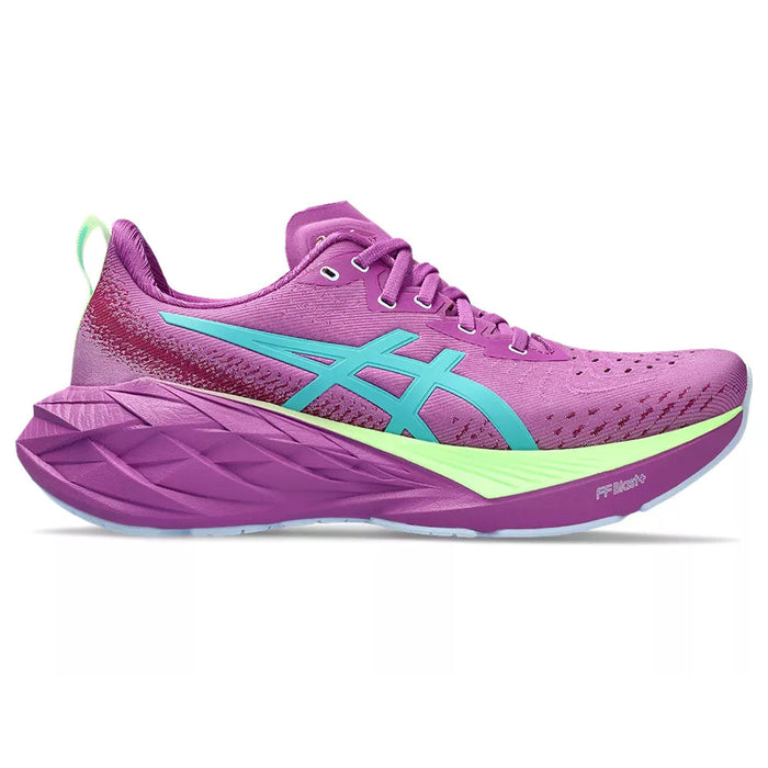 Women's Asics Novablast 4 Lite-Show, Lite-Show/Illuminate Green, 10 B Medium