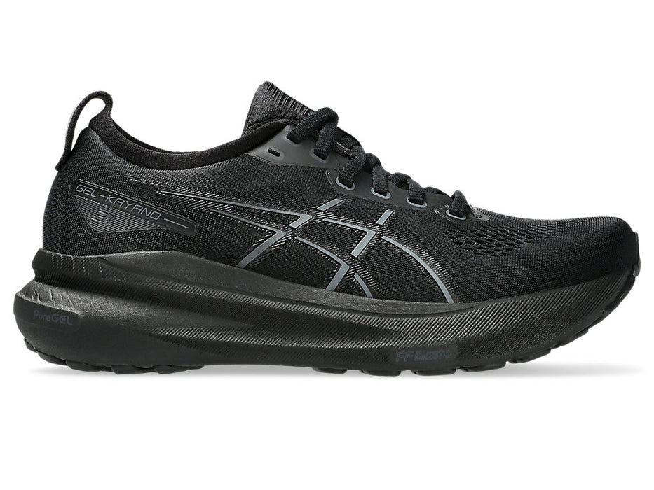 Women's Asics Gel-Kayano 31, Black/Black, 9.5 B Medium