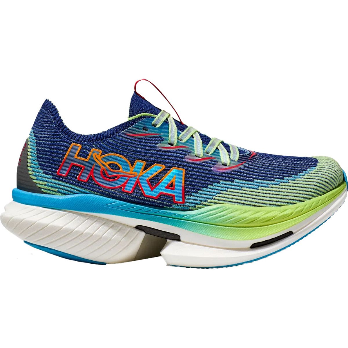 Women's Hoka Cielo X1, Evening Sky/Lettuce, 8.5 B Medium