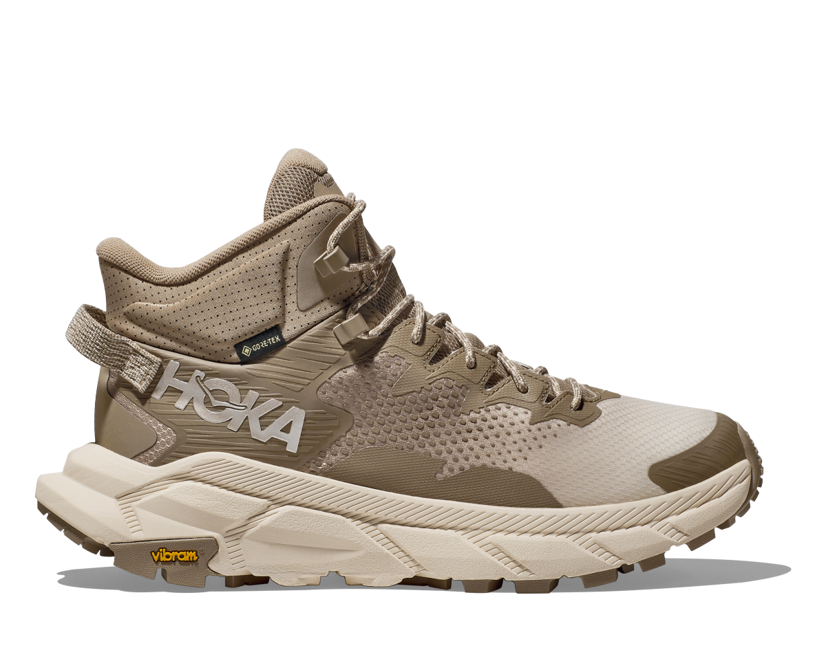 Men's Hoka Trail Code GTX, Dune/Eggnog, 11 D Medium