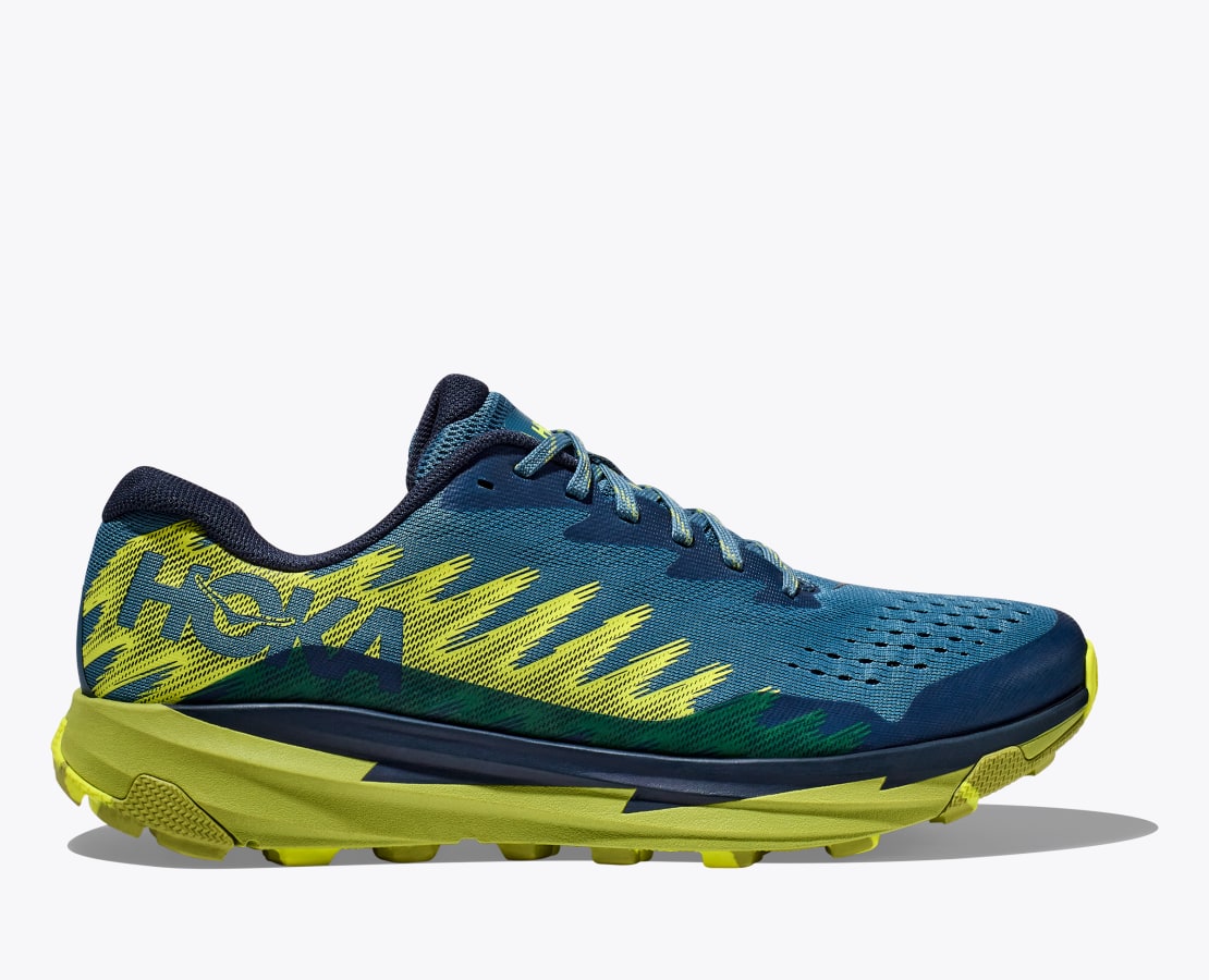 Men's Hoka Torrent 3, Bluesteel/Dark Citron, 9.5 D Medium