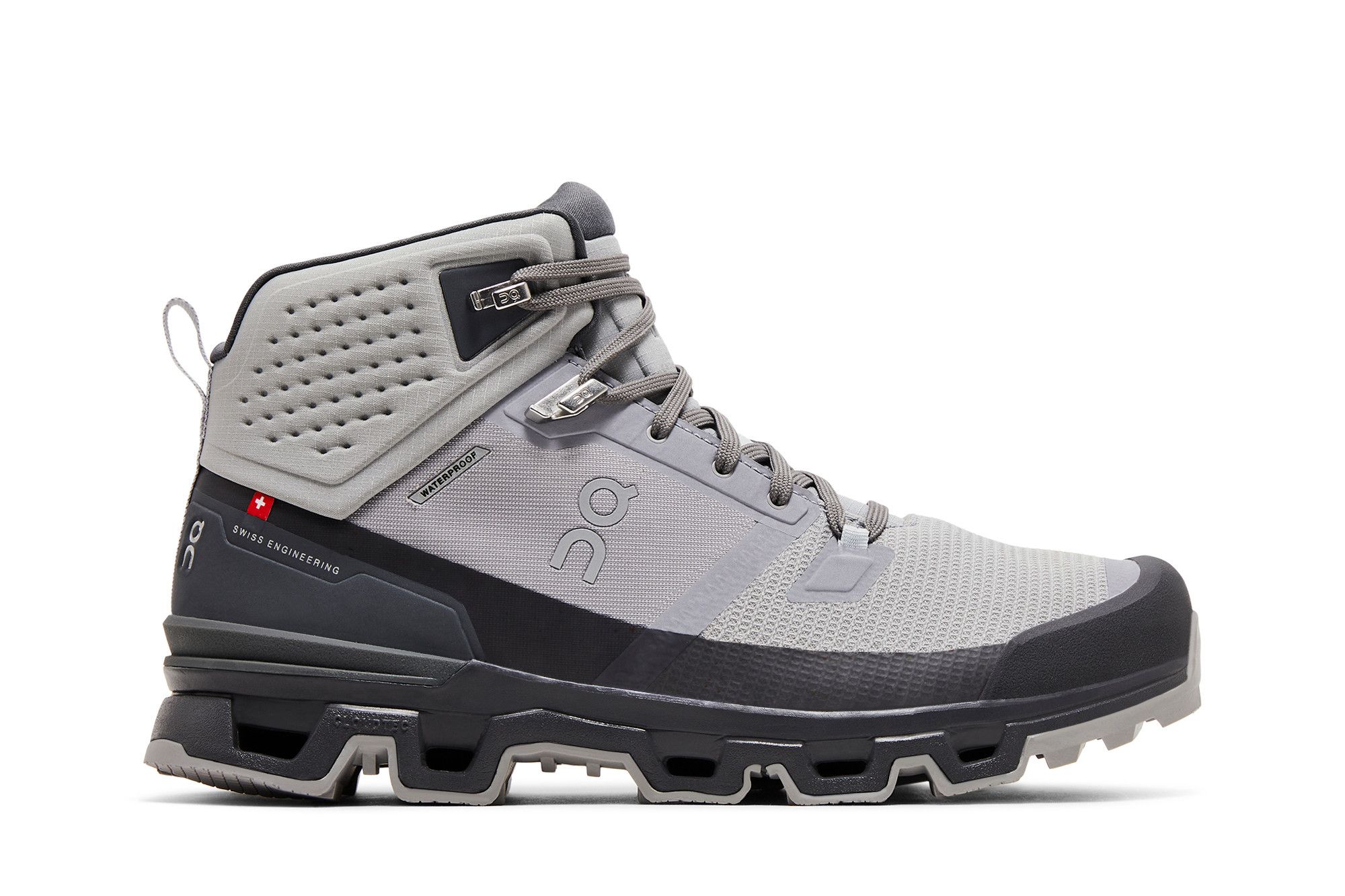 Men's On Cloudrock 2 Waterproof, Alloy/Eclipse, 11 D Medium