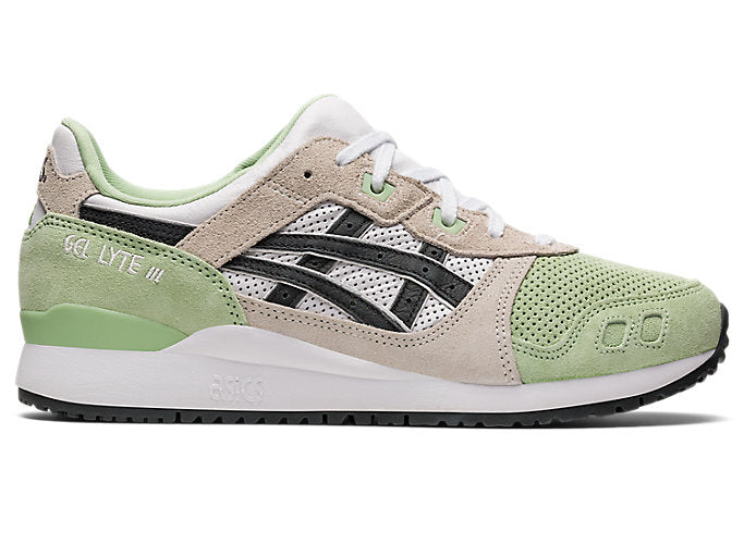 Men's Asics Gel-Lyte III OG, Jade/Obsidian Grey, 9 D Medium