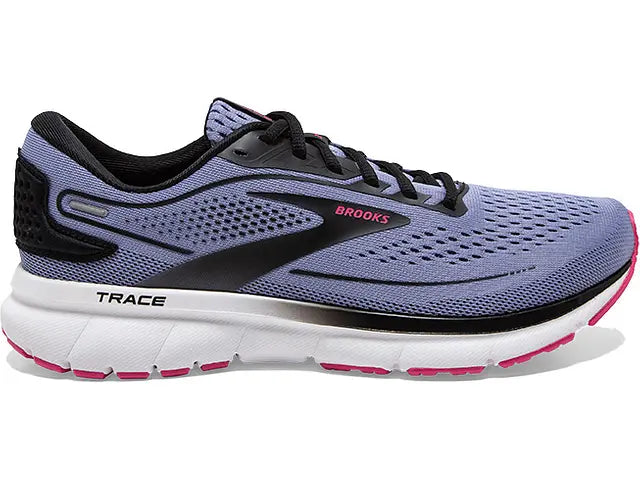 Women's Brooks Trace 2, Purple Impression/Black/Knocko, 9.5 B Medium