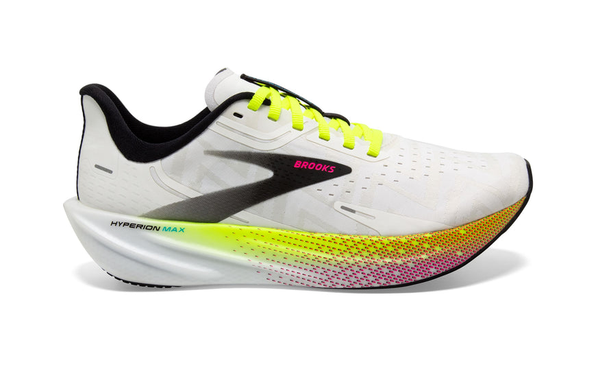 Women's Brooks Hyperion Max, White/Black/Nightlife, 11 B Medium