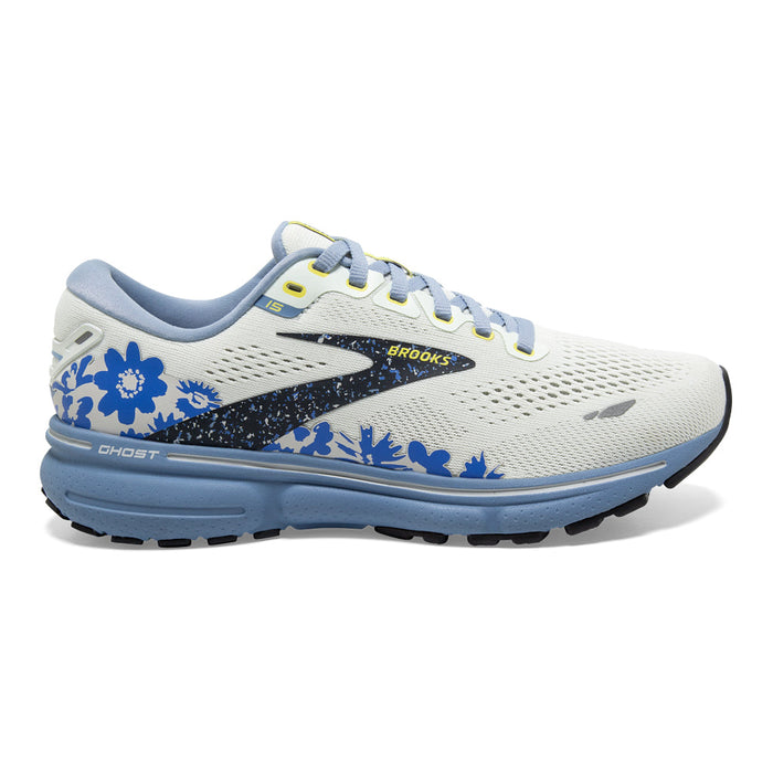 Women's Brooks Ghost 15, Ice/Rain/Ebony, 5 B Medium