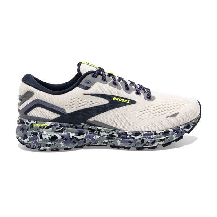 Women's Brooks Ghost 15, Whisper White/Eclipse/Nightlife, 10 B Medium