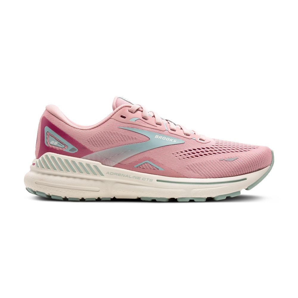 Women's Brooks Adrenaline GTS 23, Zephyr/Blue/Coconut, 5.5 B Medium