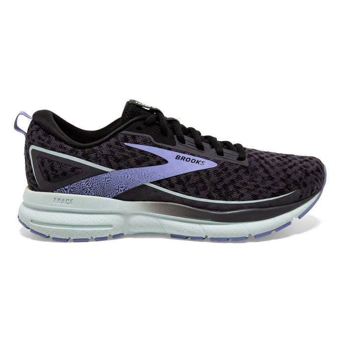 Women's Brooks Trace 3, Blackened Pearl/Skylight/Iris, 7 B Medium