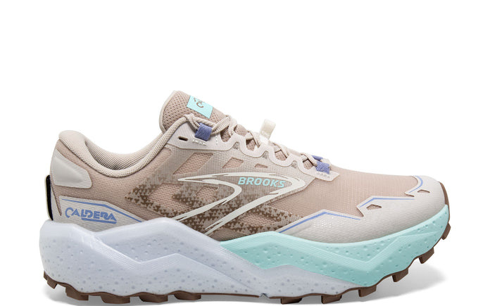 Women's Brooks Caldera 7, Chateau Grey/White Sand, 10 B Medium