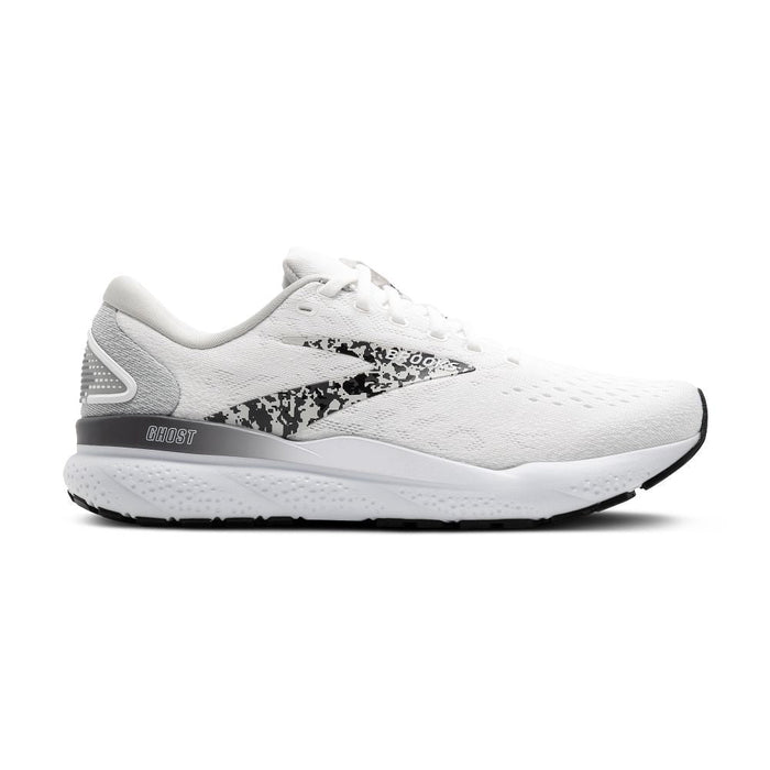 Women's Brooks Ghost 16, White/Oyster/Lava, 9 B Medium