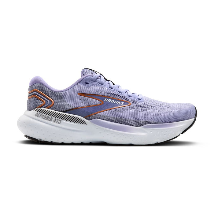 Women's Brooks Glycerin GTS 21, Lavender/Black/Copper, 12 B Medium